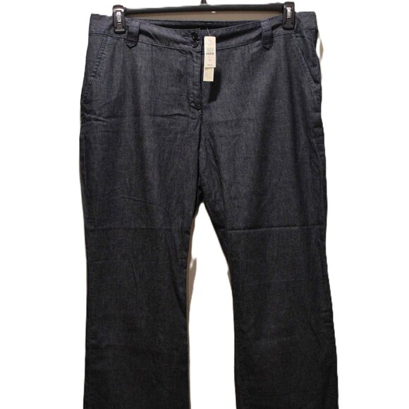 NWT: Talbots W-Signature Boot Cut Dark Wash Jeans - Sz 18 - Picture 1 of 8